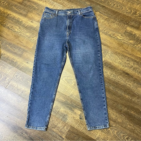 Vintage Y2K Levi's 512 Slim Taper Jeans Womens 18 MIS S High Waist Made In USA - Picture 1 of 13